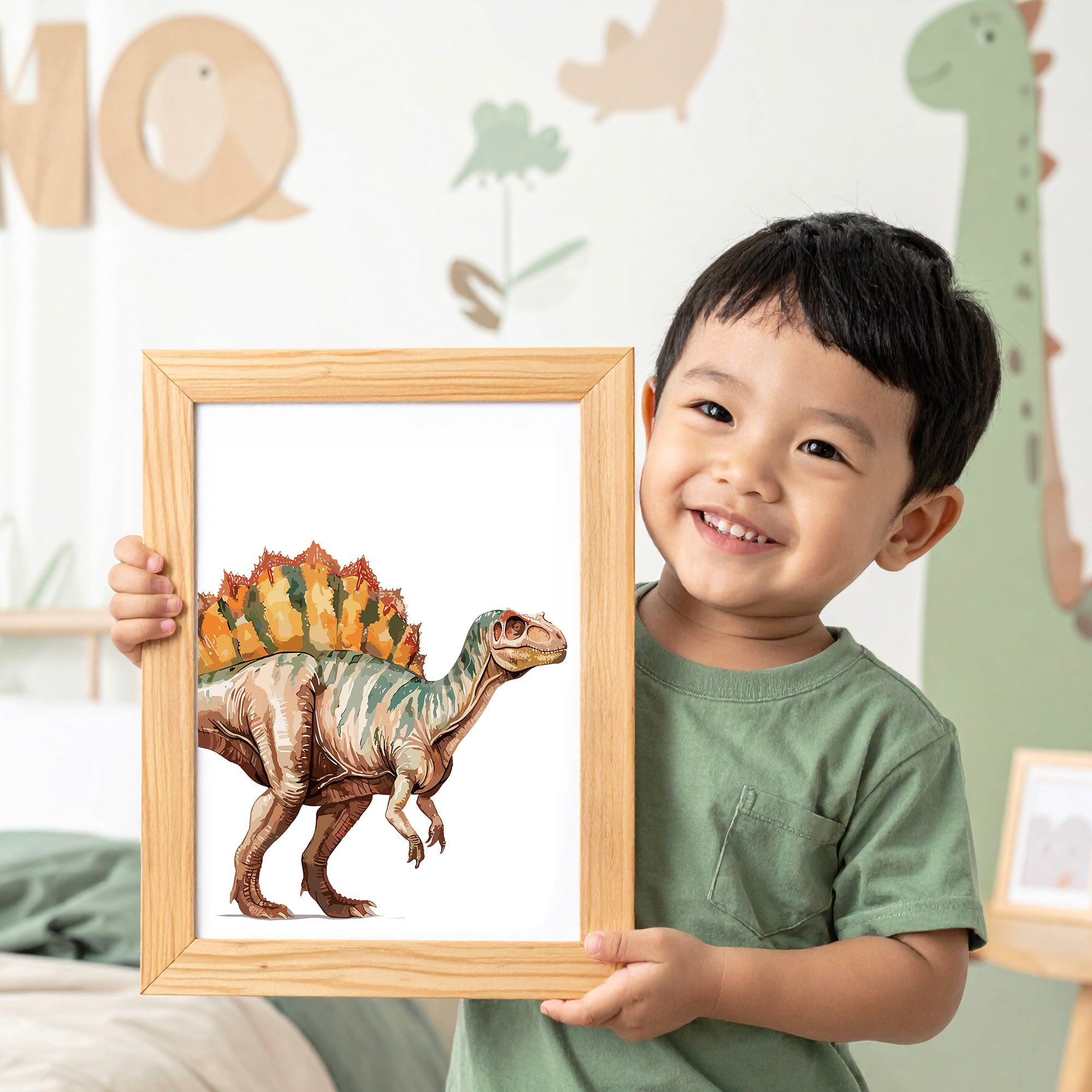 Spinosaurus – Dinosaur Nursery Wall Art
