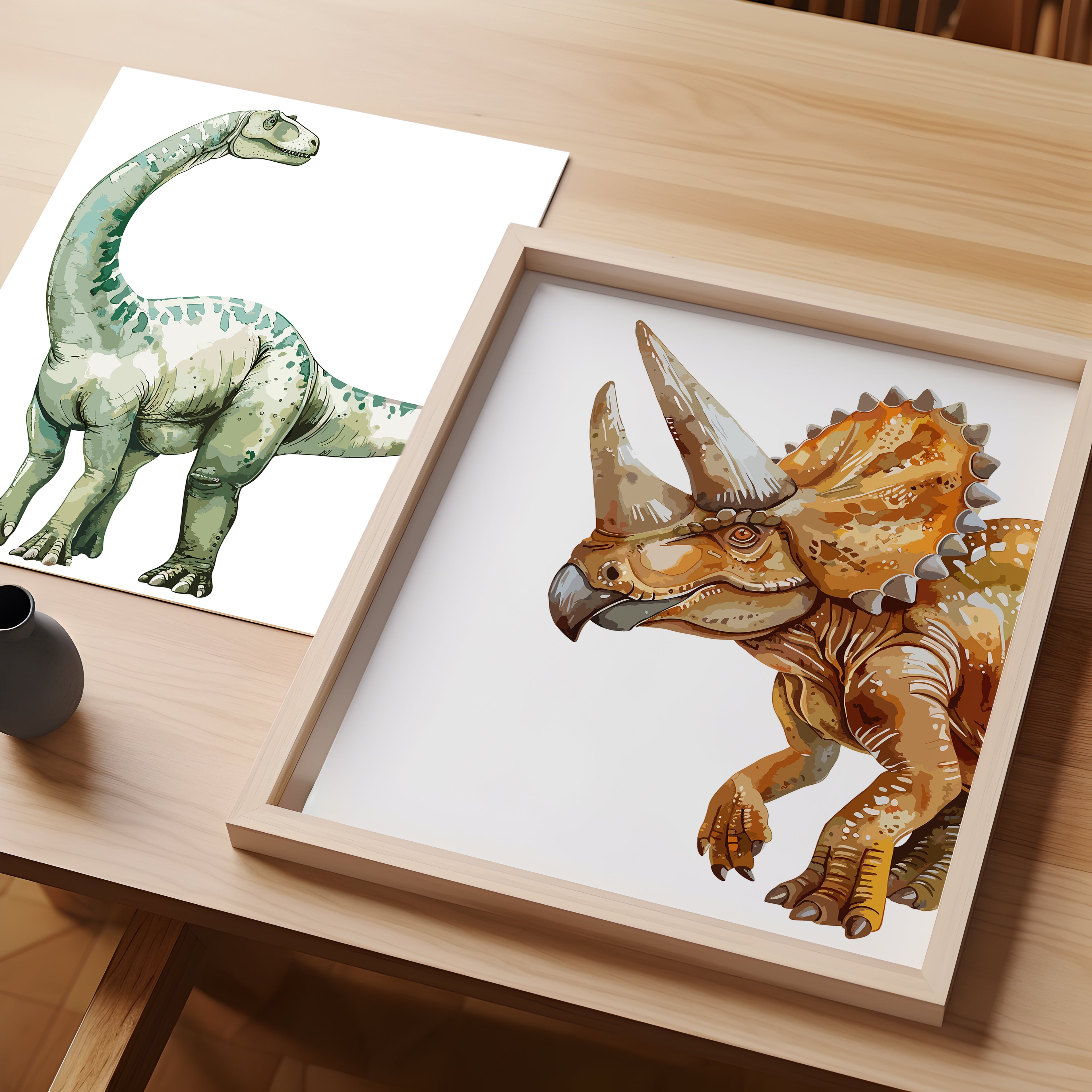 Triceratops – Dinosaur Nursery Wall Art