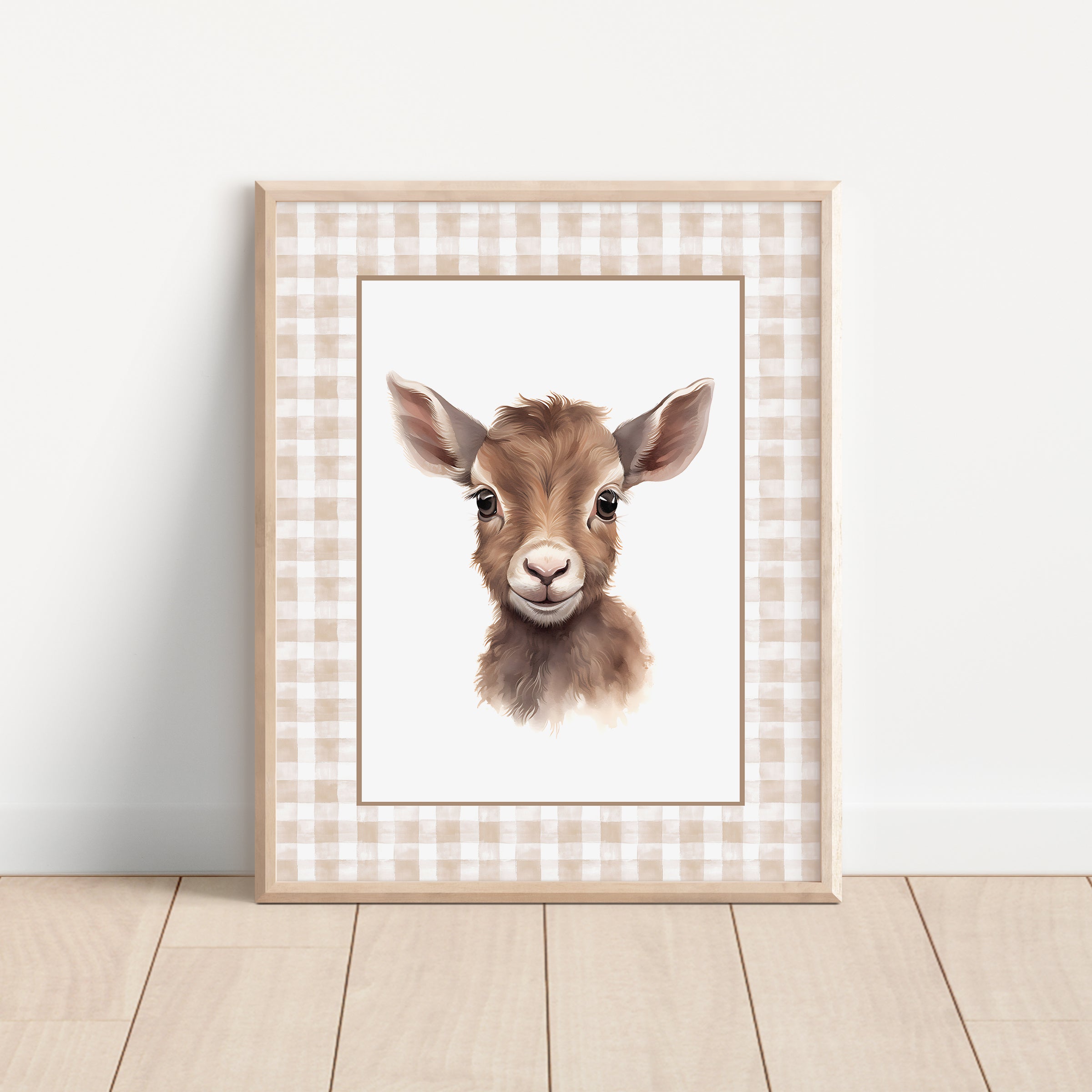 Vintage Farm Animal Wall Art – Set of 6
