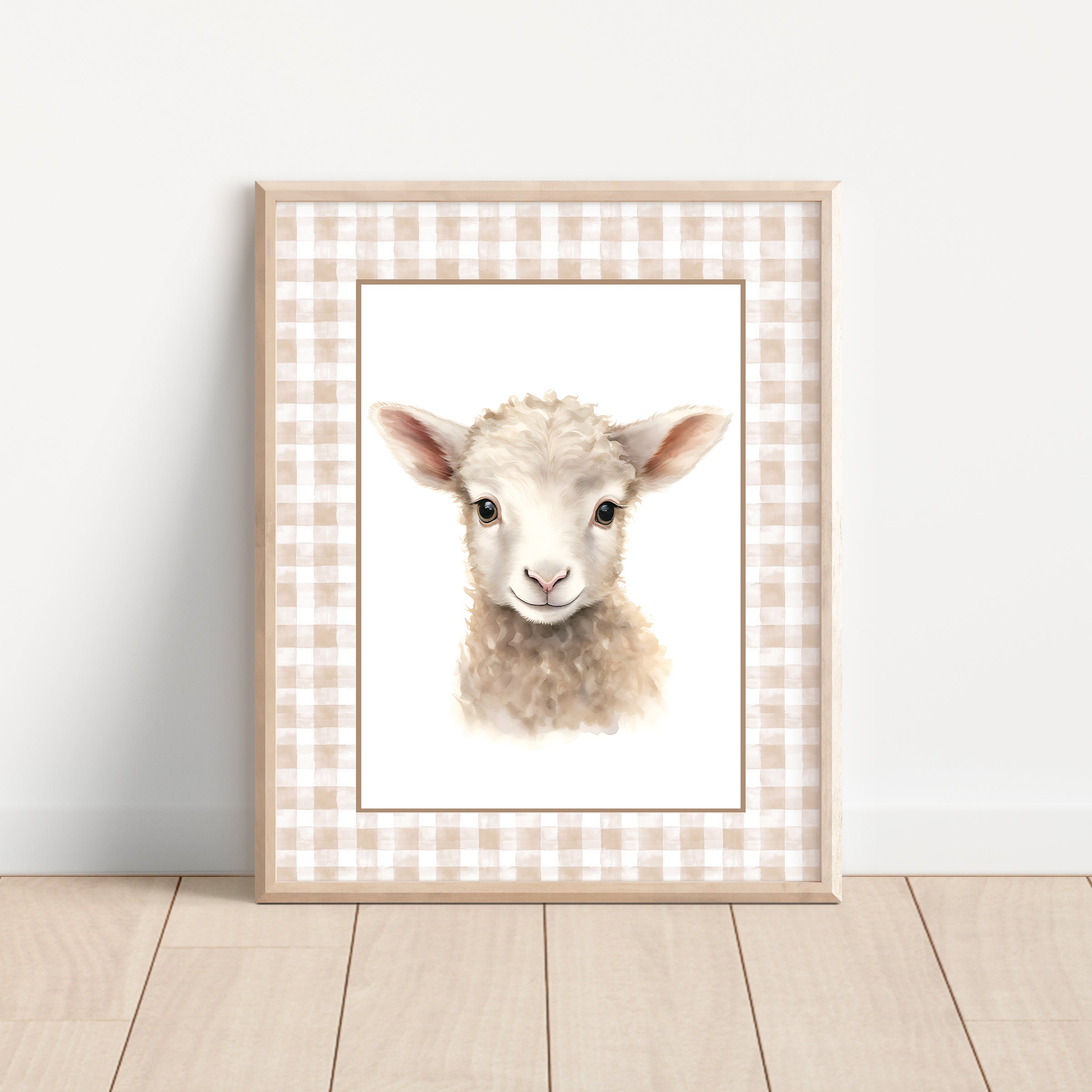 Vintage Farm Animal Wall Art – Set of 6