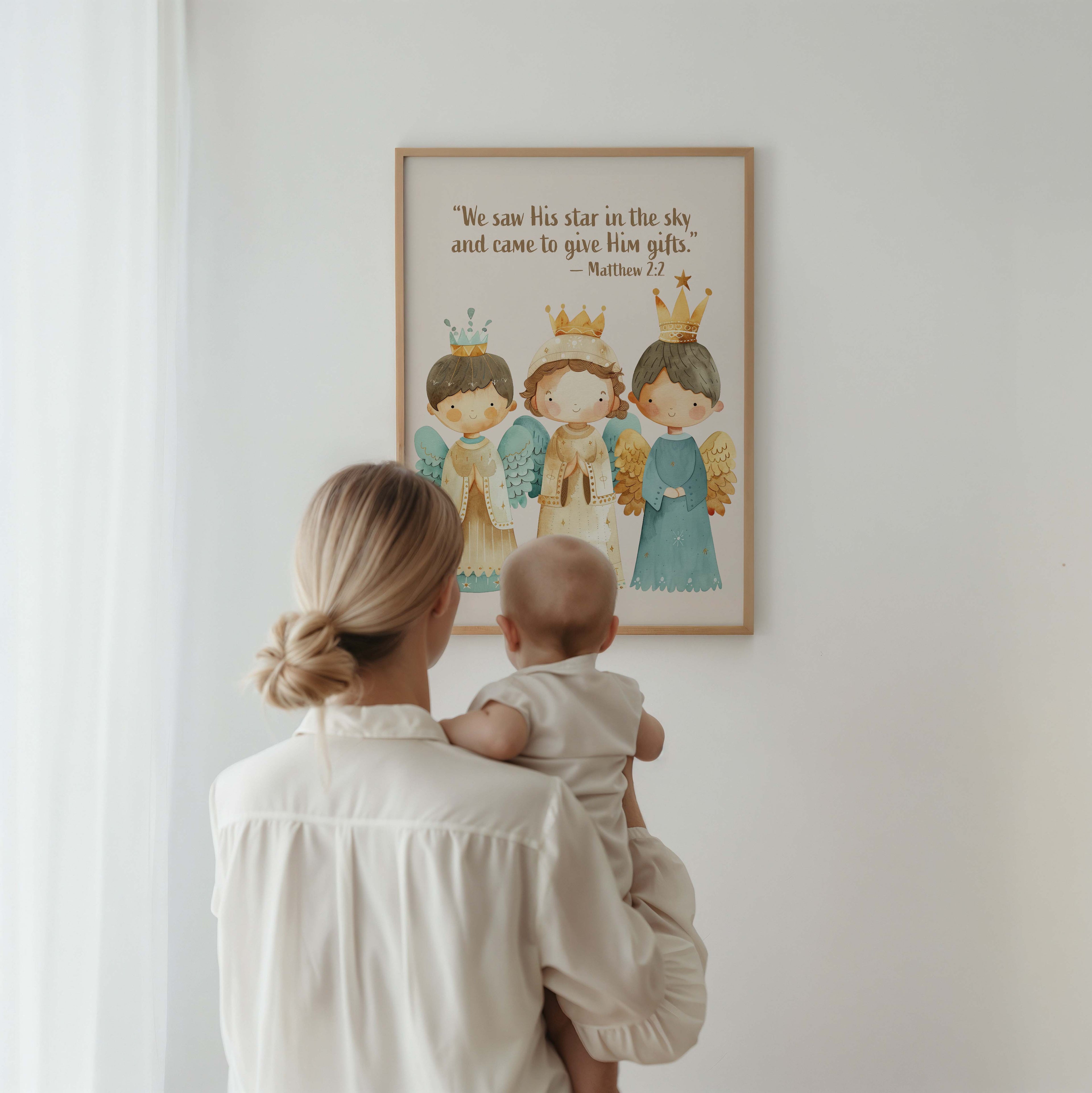 Religious Scripture Nursery Wall Art – Matthew 2:2