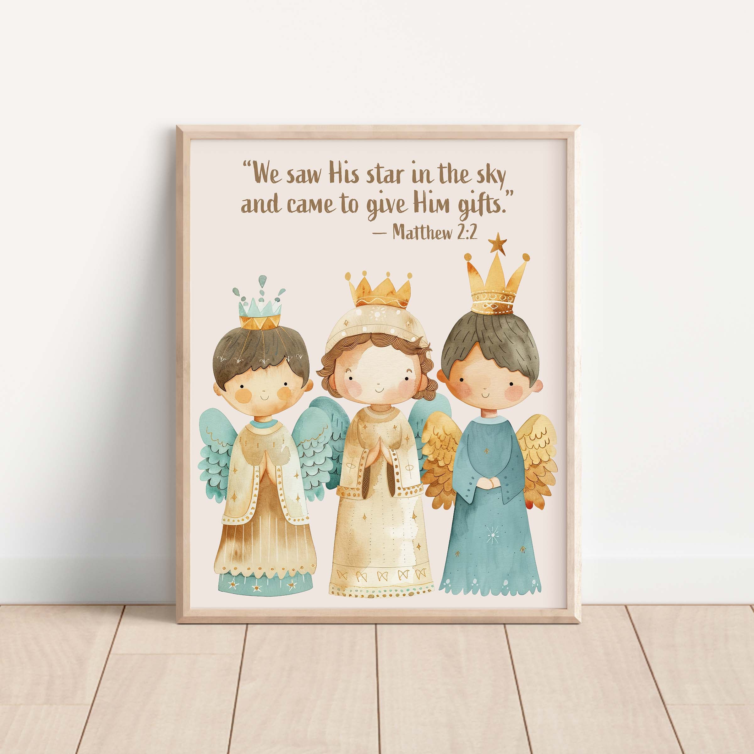 Religious Scripture Nursery Wall Art – Matthew 2:2