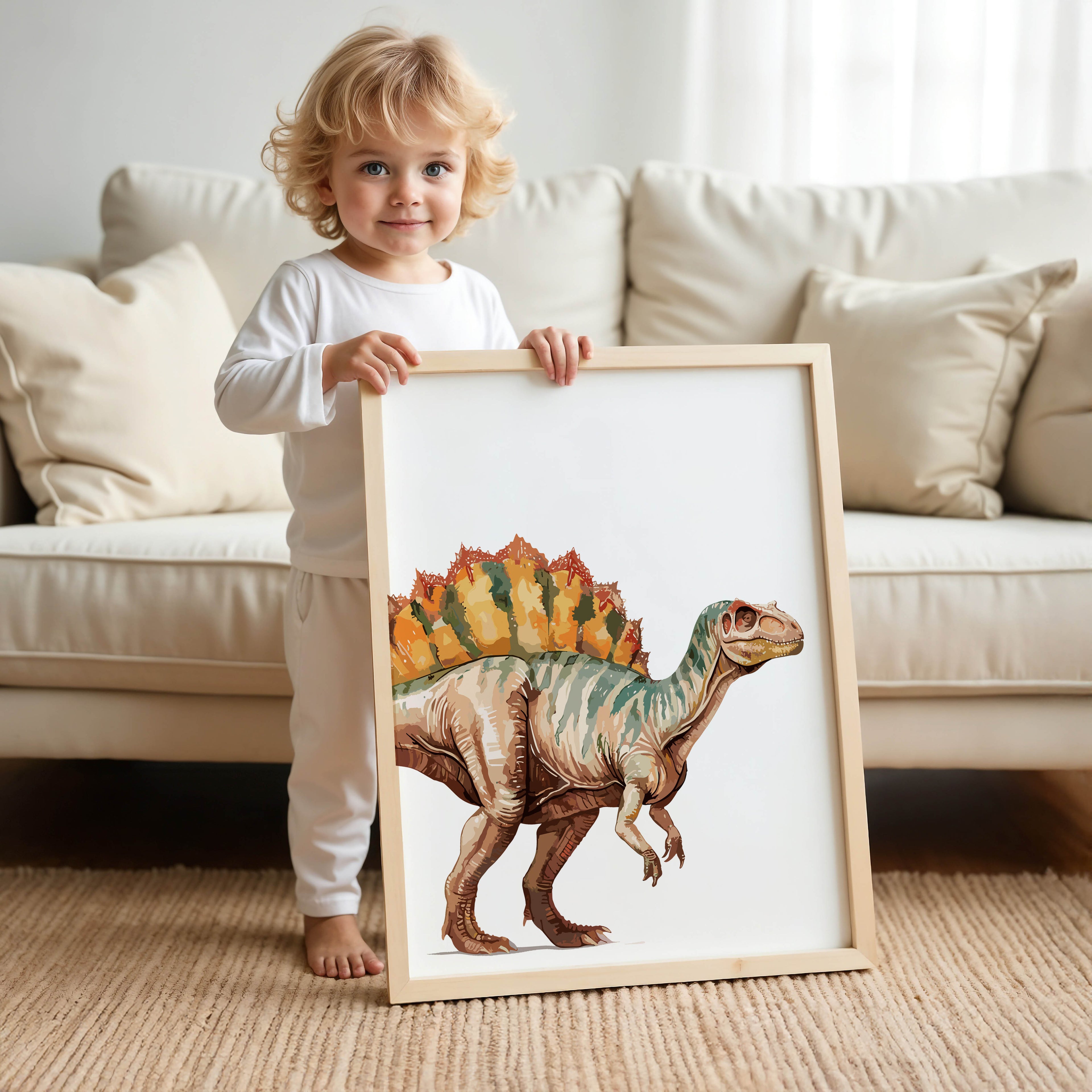 Spinosaurus – Dinosaur Nursery Wall Art