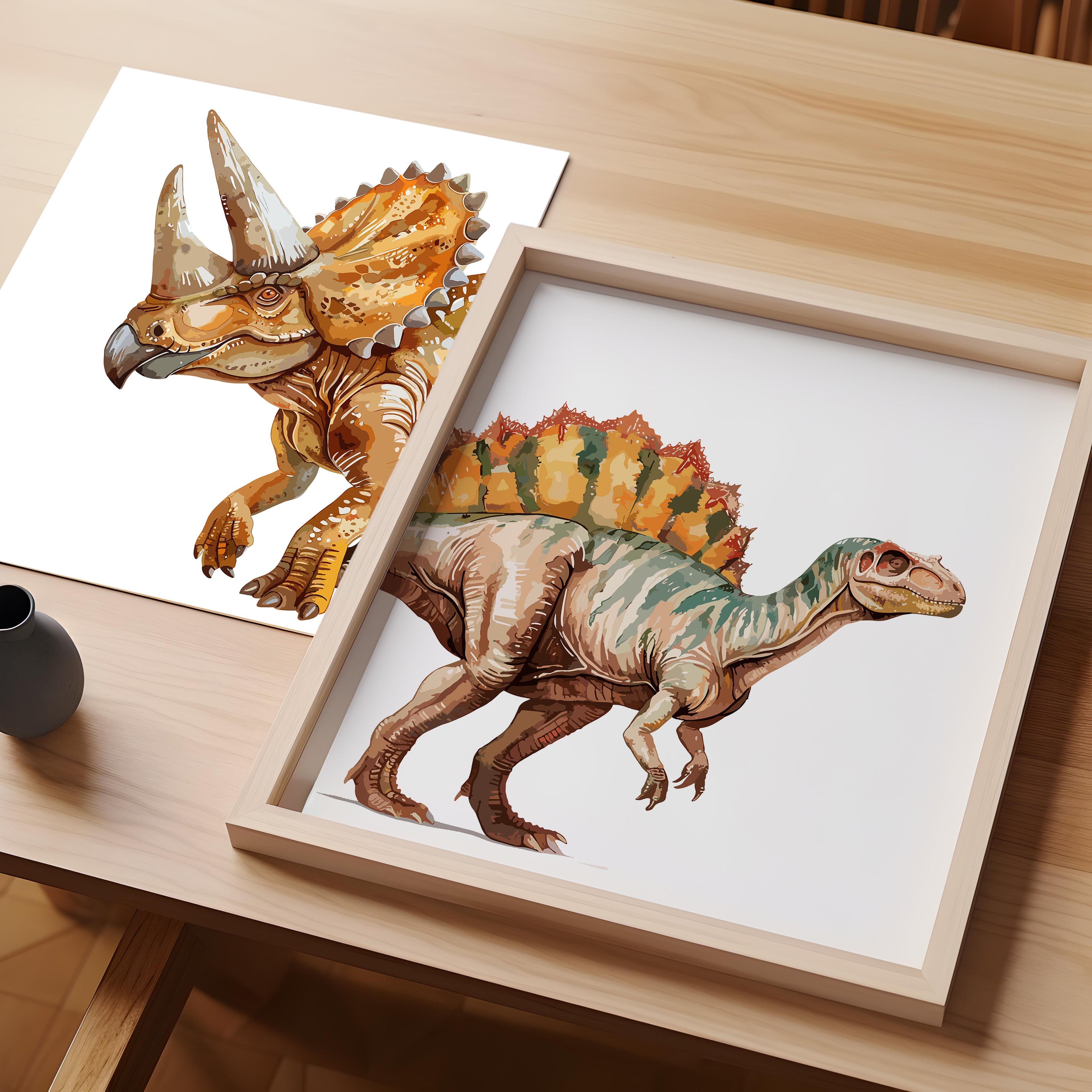 Spinosaurus – Dinosaur Nursery Wall Art