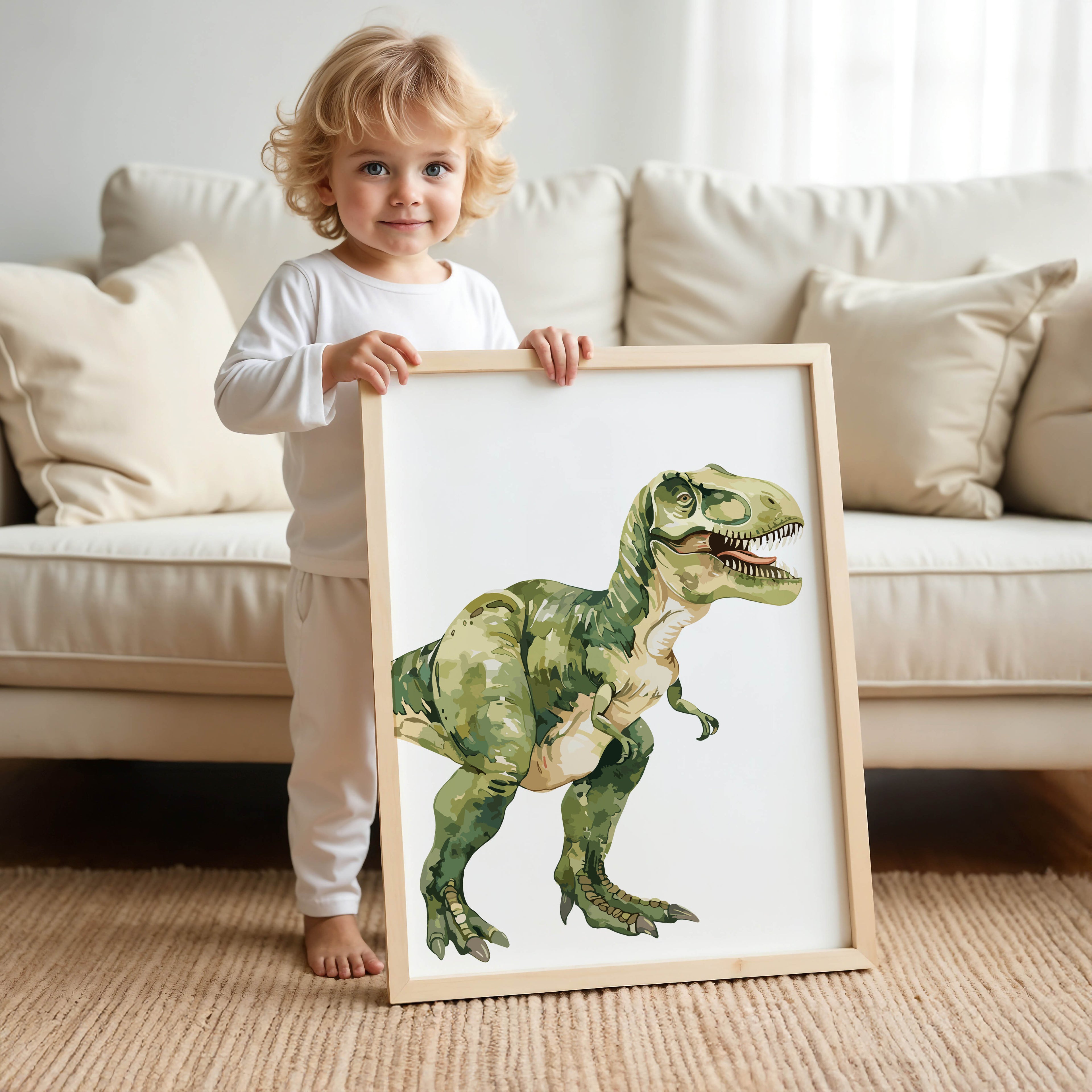 Tyrannosaurus Rex – Dinosaur Nursery Wall Art