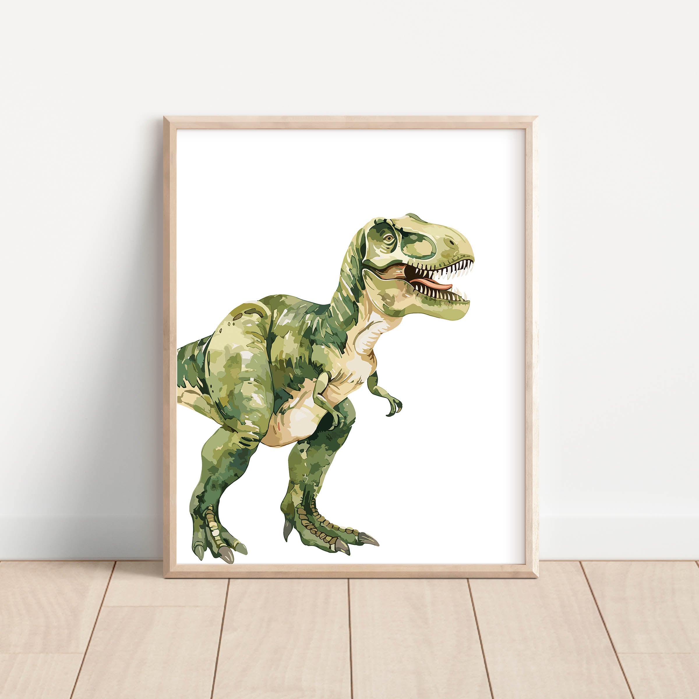 Tyrannosaurus Rex – Dinosaur Nursery Wall Art