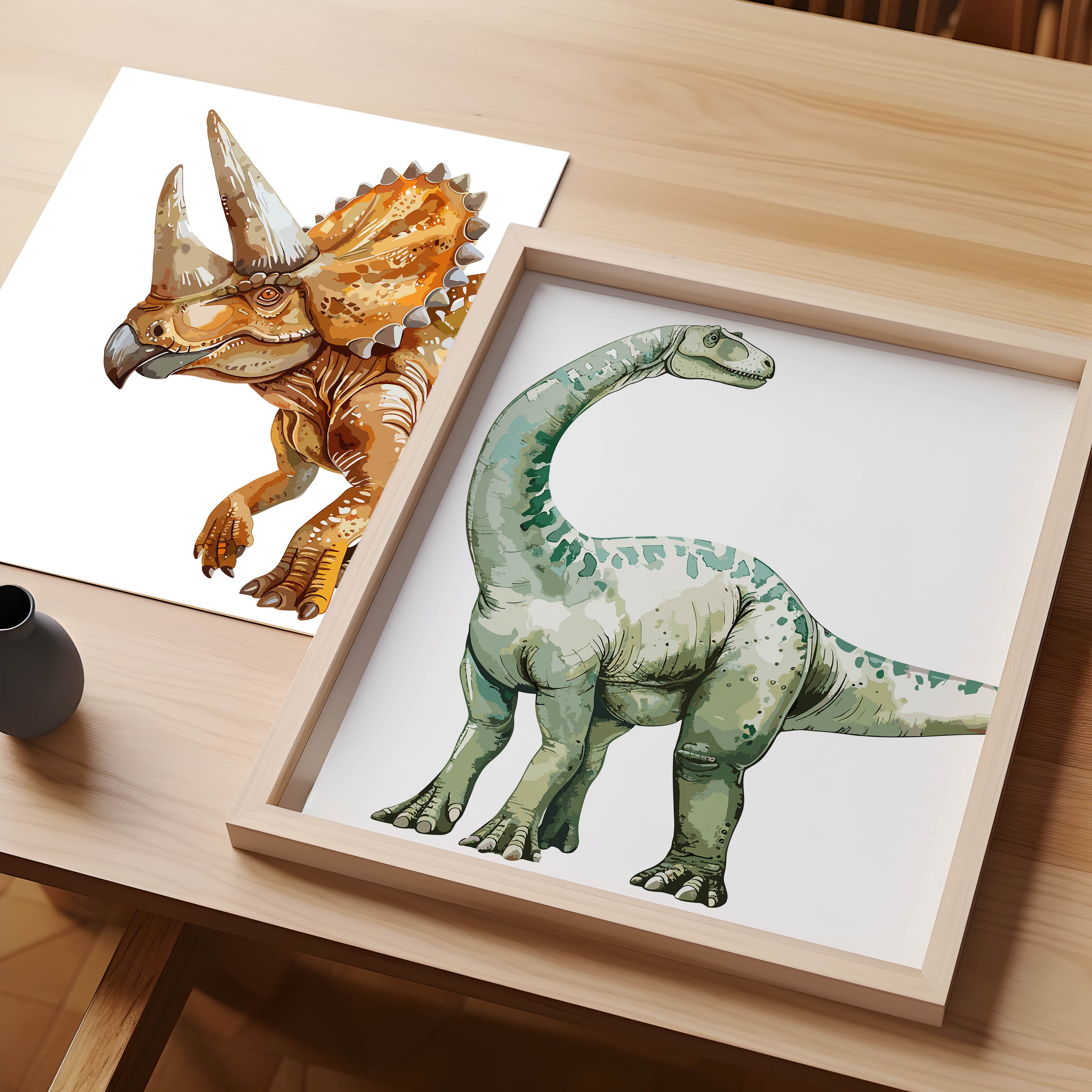 Brachiosaurus – Dinosaur Nursery Wall Art