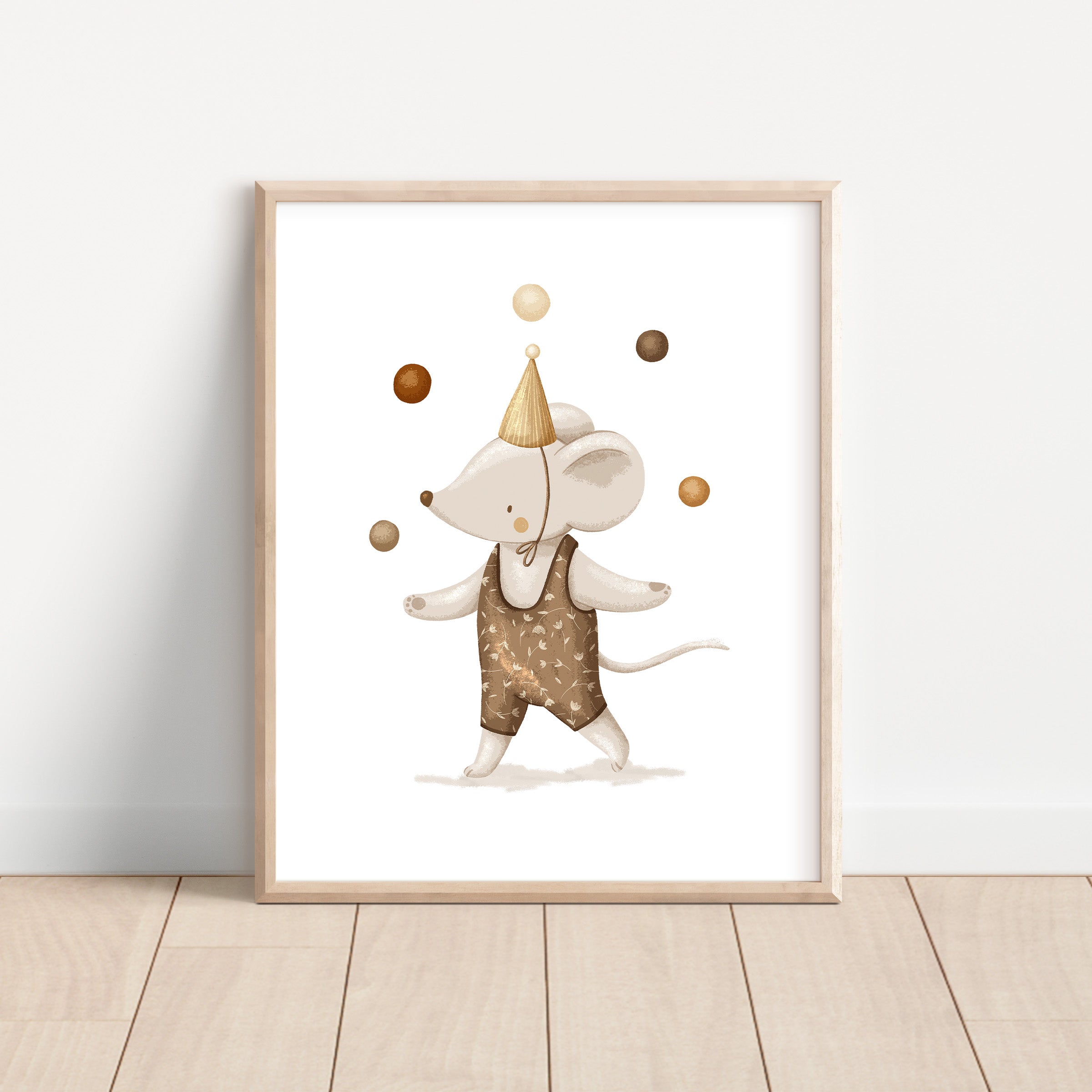 Circus Whimsical Animals Wall Art – Set of 6