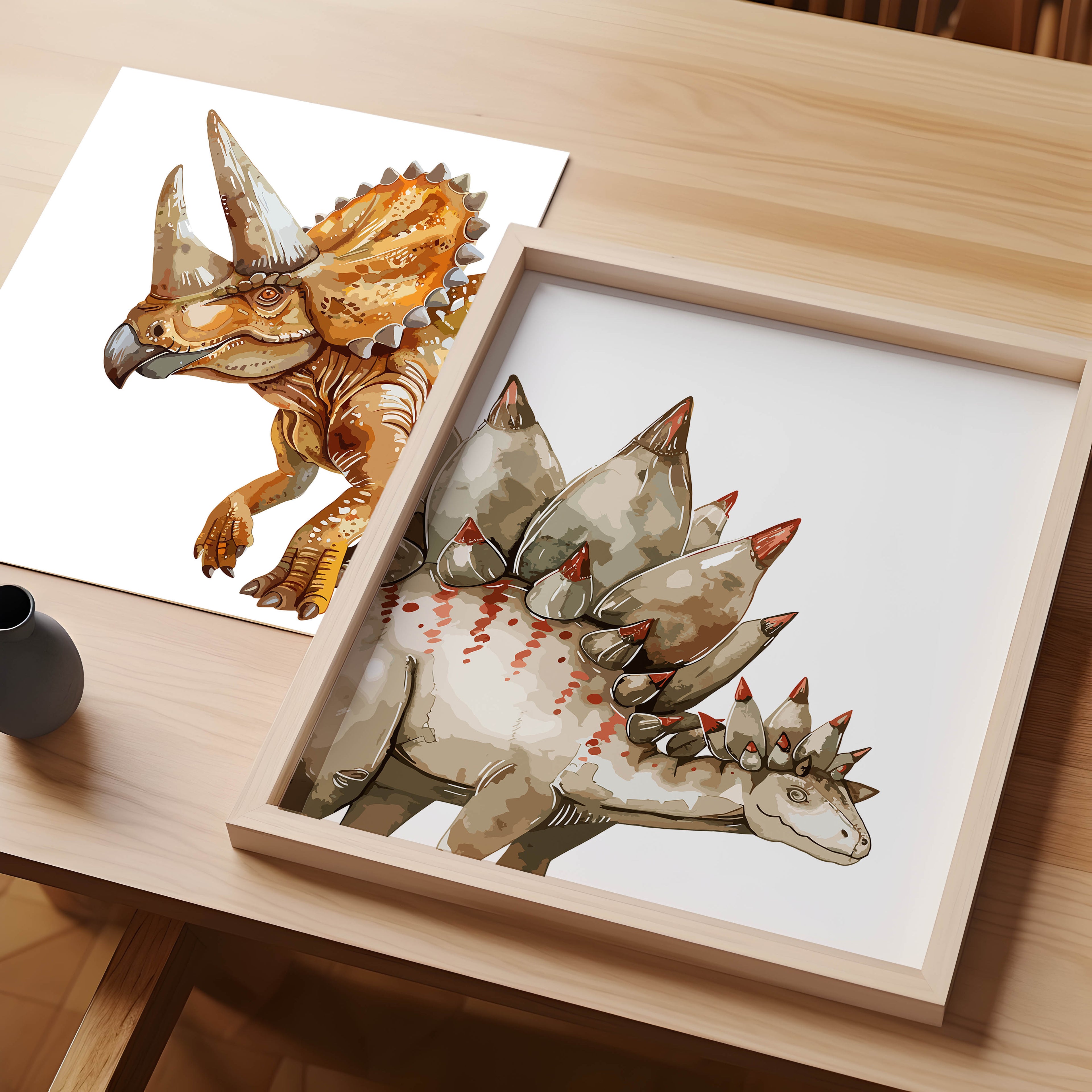 Stegosaurus – Dinosaur Nursery Wall Art