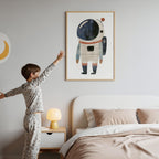 Astronaut Adventure Wall Art – Single Print (Unframed)