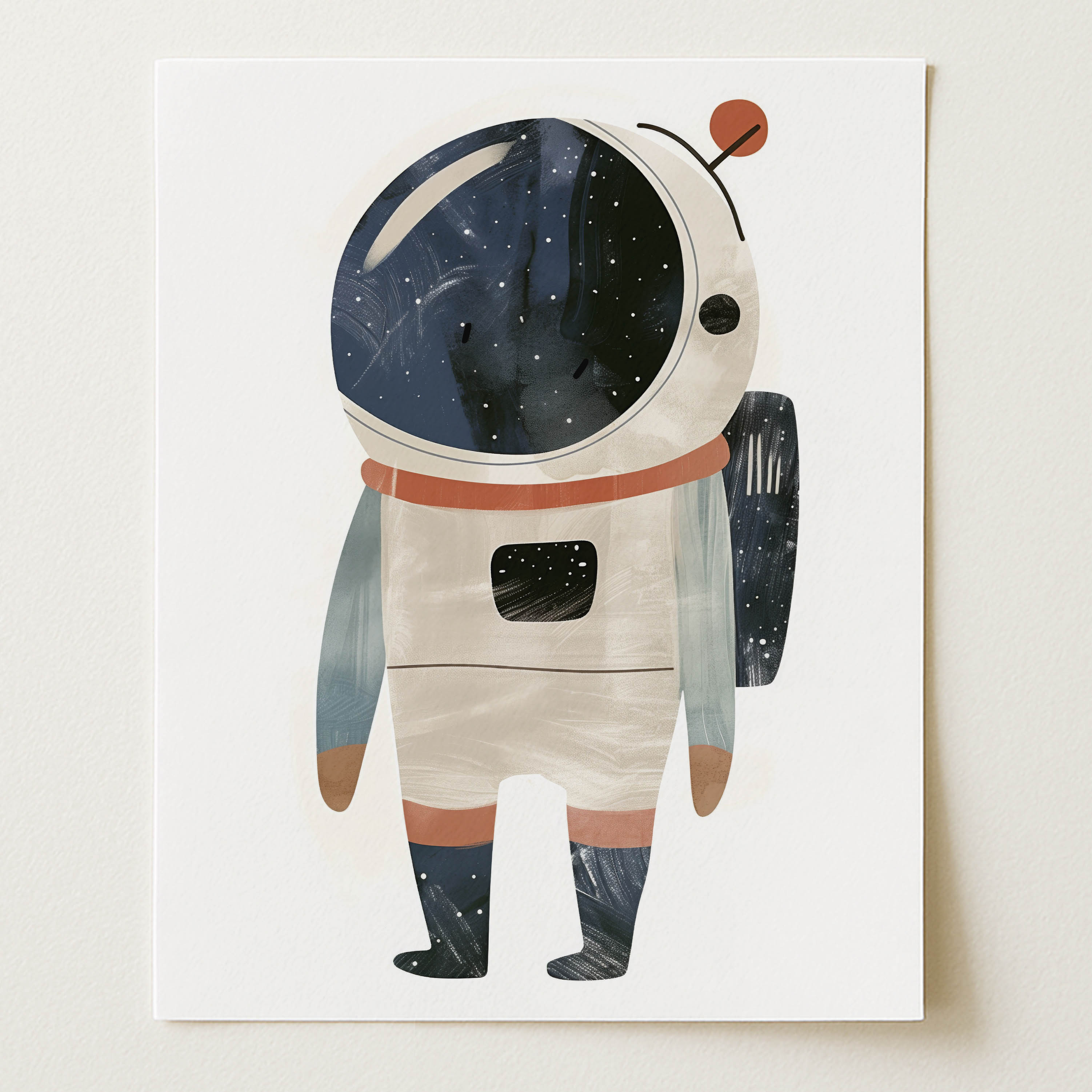 Astronaut Adventure Wall Art – Single Print (Unframed)