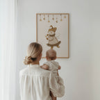 Fox with Magic Wand – Whimsical Woodland Wall Art