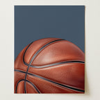 Classic Basketball Wall Art Print (Unframed)