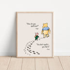 Classic Vintage Bear "How Do You Spell Love?" Print (Unframed)