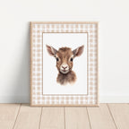 Vintage Farm Animal Wall Art – Set of 6