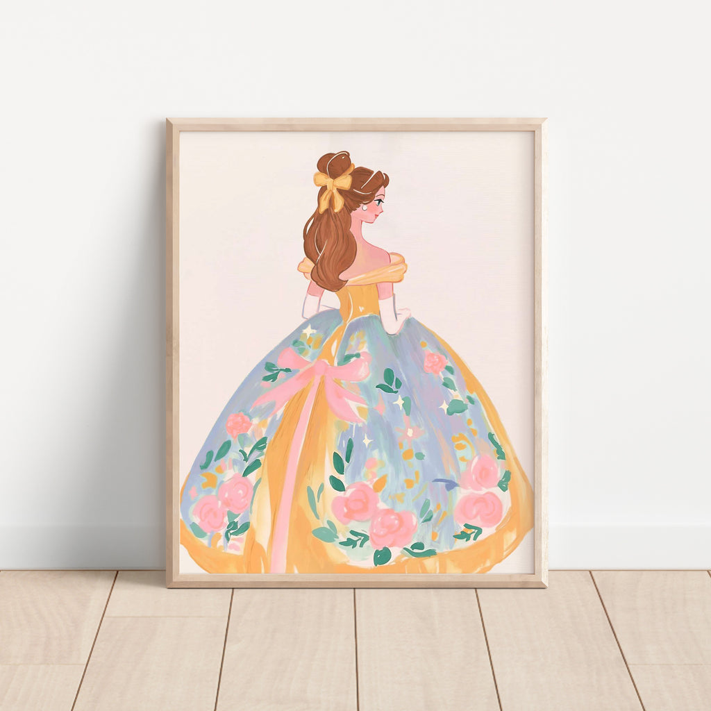 Fairytale Princess Wall Art Print (Unframed)