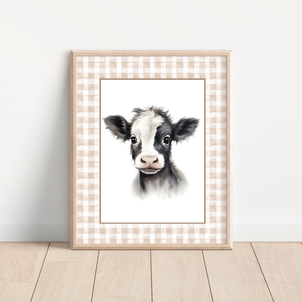 Vintage Farm Animal Wall Art – Set of 6