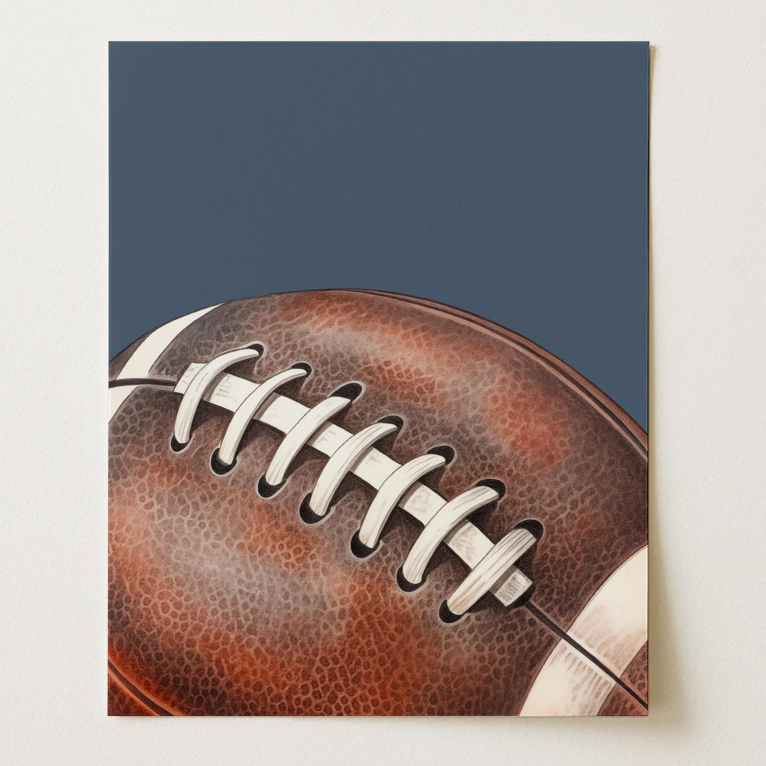 Classic American Football Wall Art Print (Unframed)