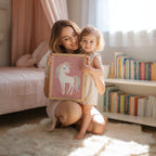 Pastel Rainbow Unicorn – Whimsical Nursery Wall Art