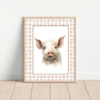Vintage Farm Animal Wall Art – Set of 6