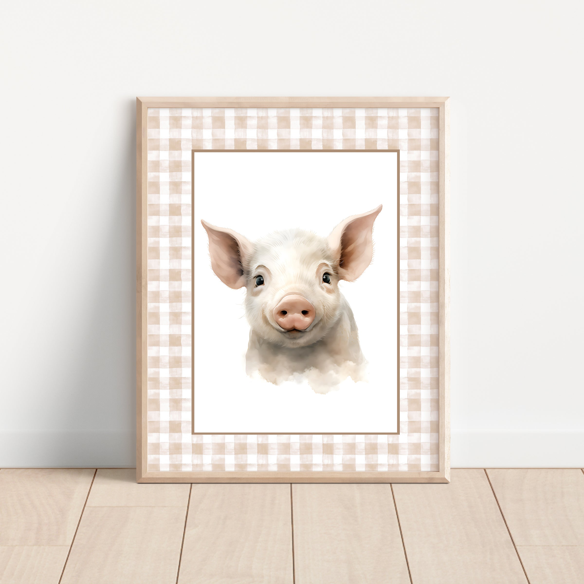 Vintage Farm Animal Wall Art – Set of 6