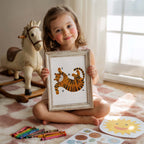 Playful Tiger Wall Art Print