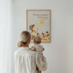 Religious Scripture Nursery Wall Art – Psalm 23:1