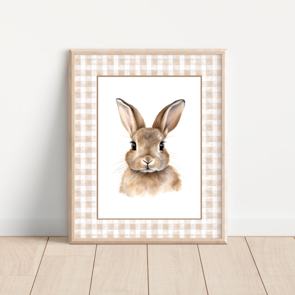 Vintage Farm Animal Wall Art – Set of 6