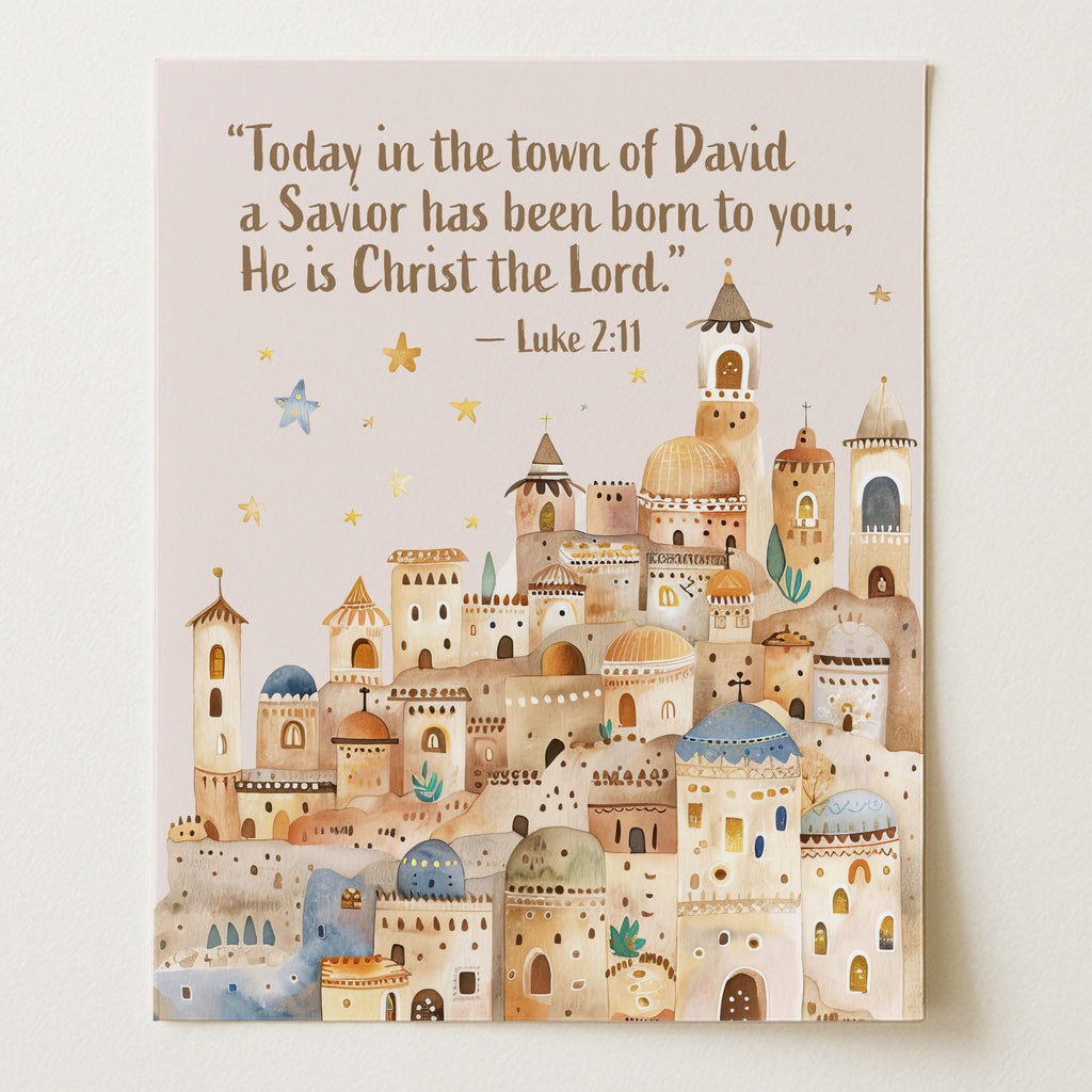 Religious Scripture Nursery Wall Art – 1 Thessalonians 5:17 (Unframed)