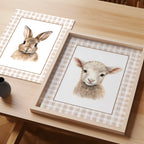 Vintage Farm Animal Wall Art – Set of 6