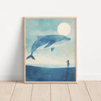 Sky Whale Wall Art