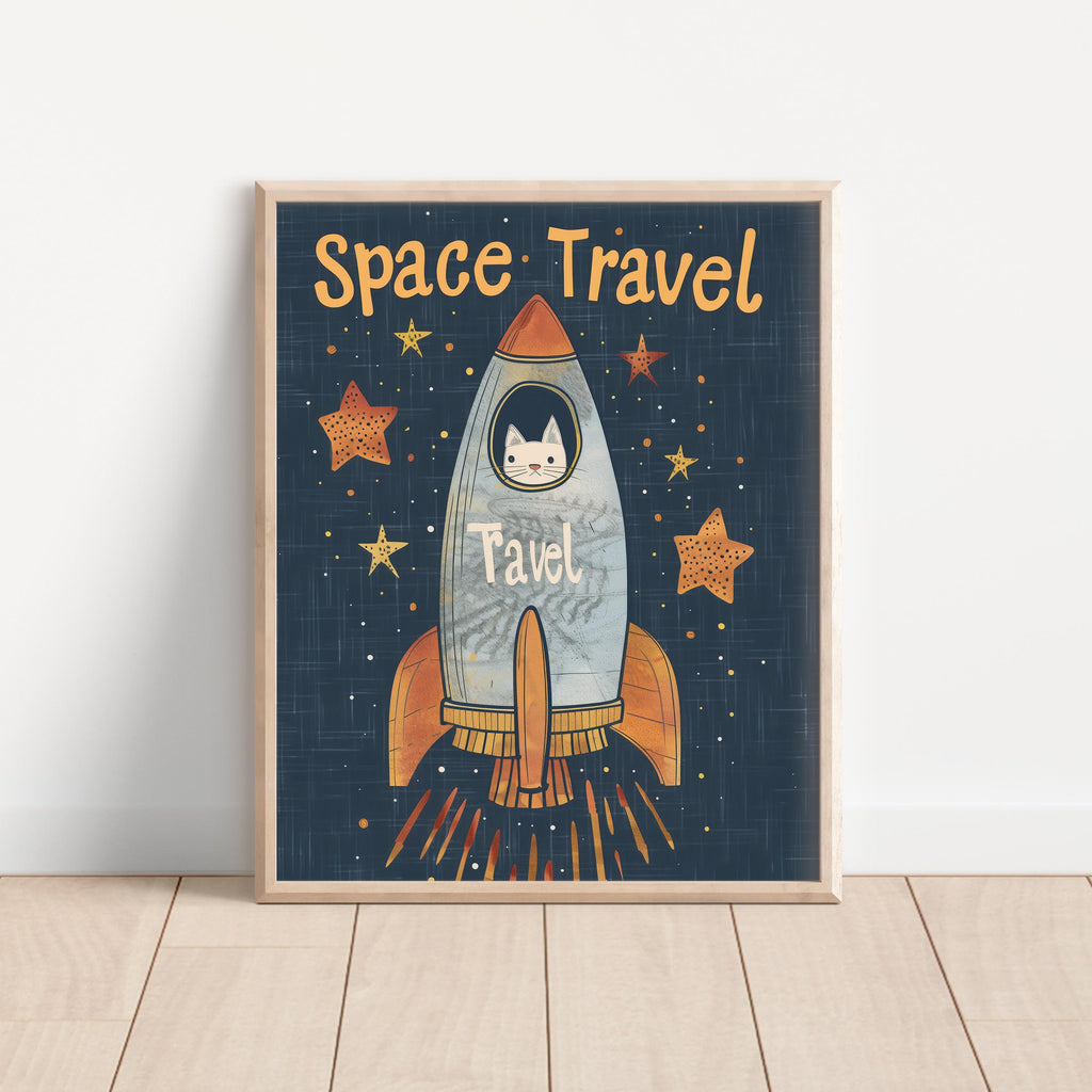Space Travel Wall Art – Single Print