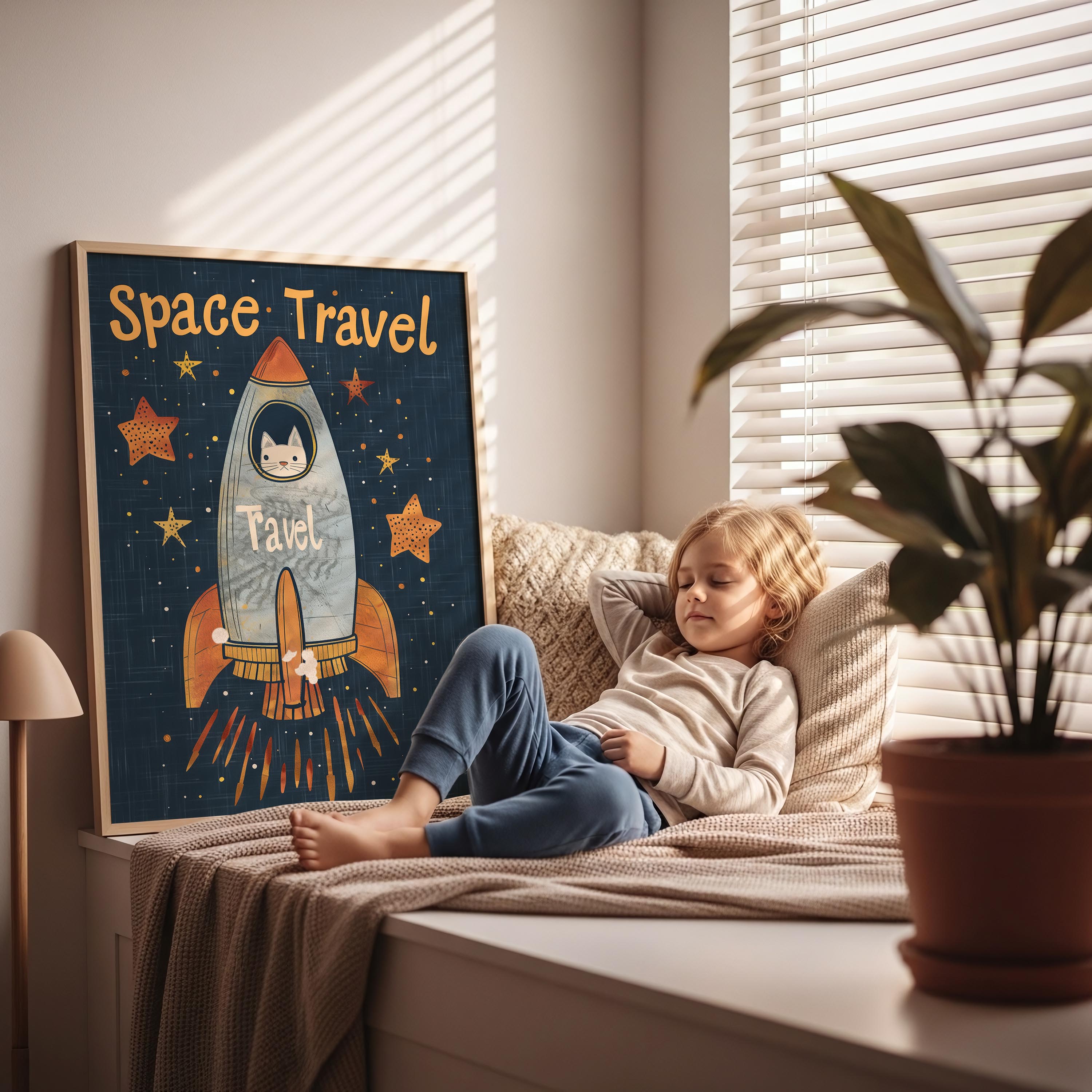 Space Travel Wall Art – Single Print