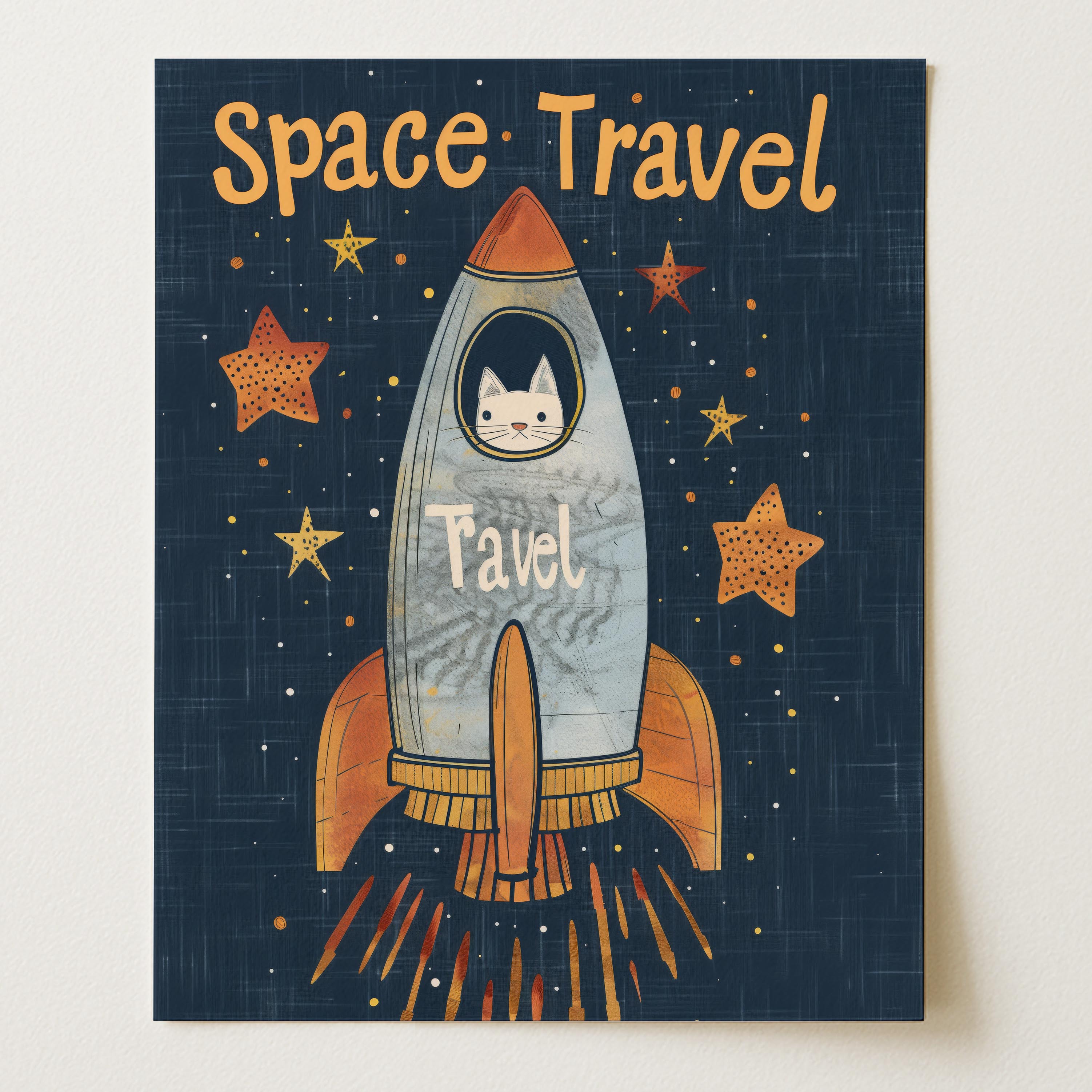 Space Travel Wall Art – Single Print (Unframed)