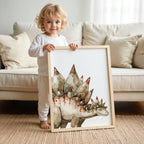 Stegosaurus – Dinosaur Nursery Wall Art