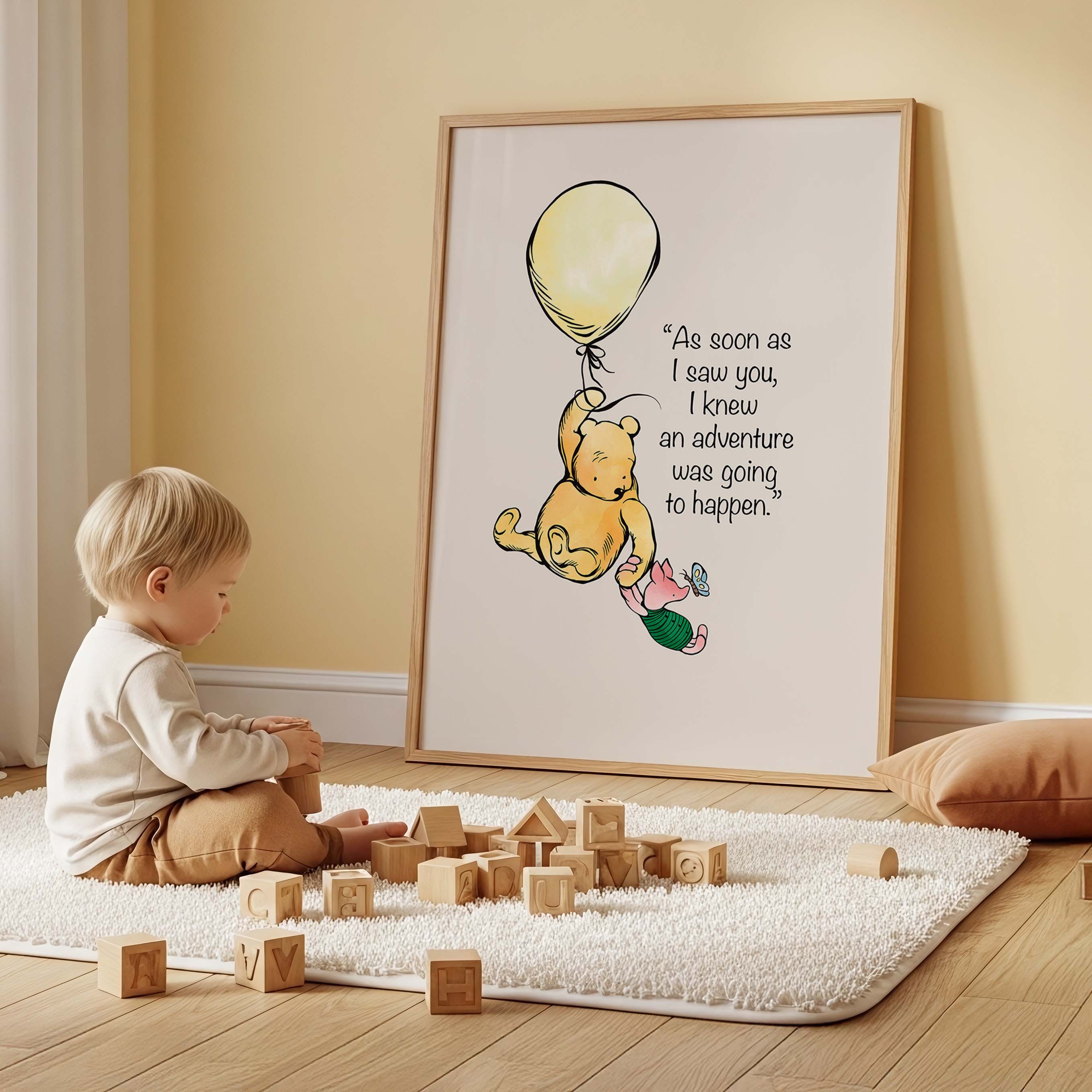 Classic Bear “As Soon as I Saw You” Print (Unframed)
