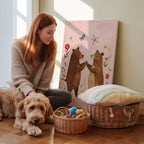 Whimsical Bear Friends Wall Art Print