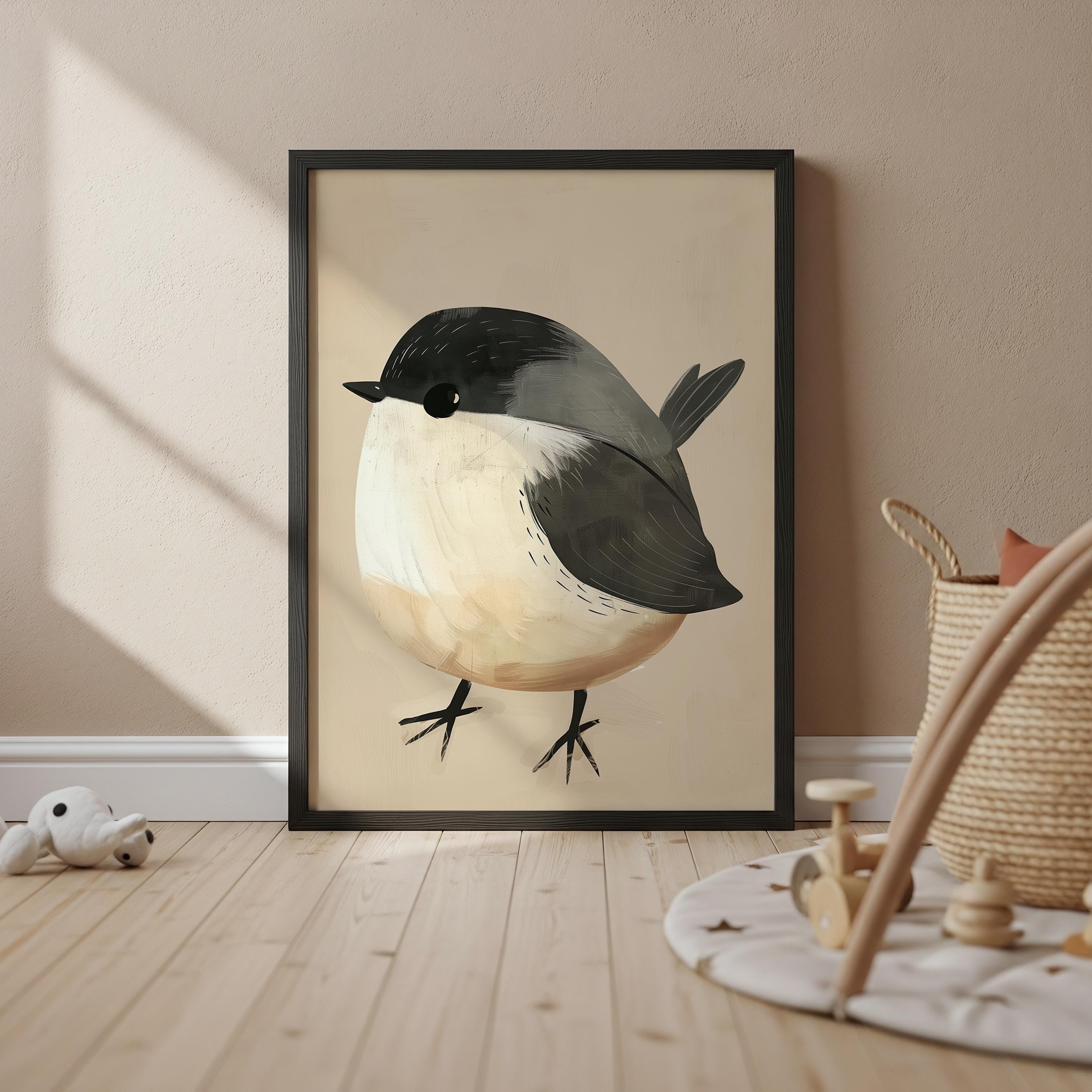 Whimsical Bird Nursery Wall Art