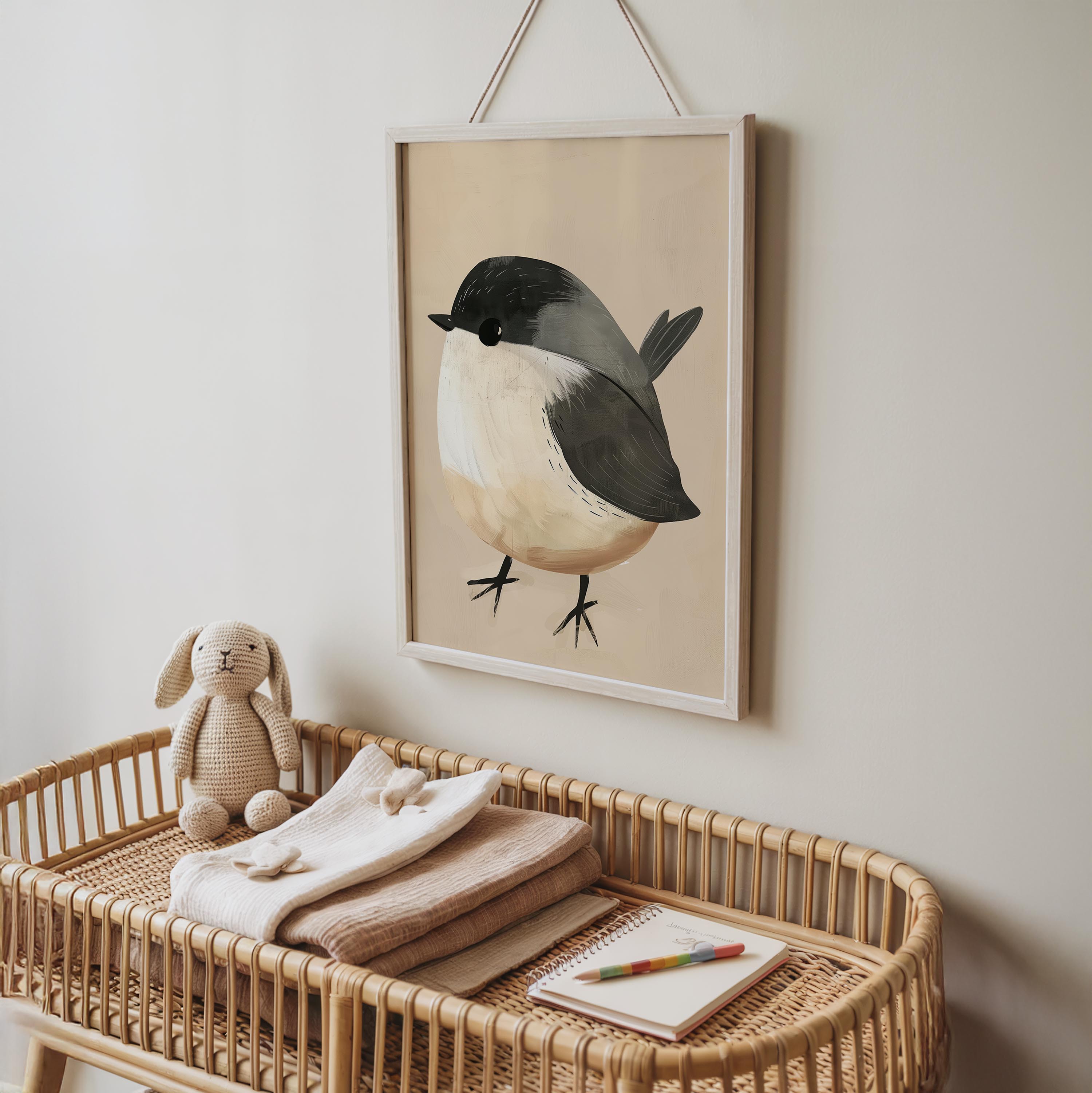 Whimsical Bird Nursery Wall Art
