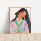 Fairytale Princess Wall Art Print (Unframed)
