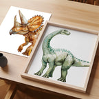 Brachiosaurus – Dinosaur Nursery Wall Art