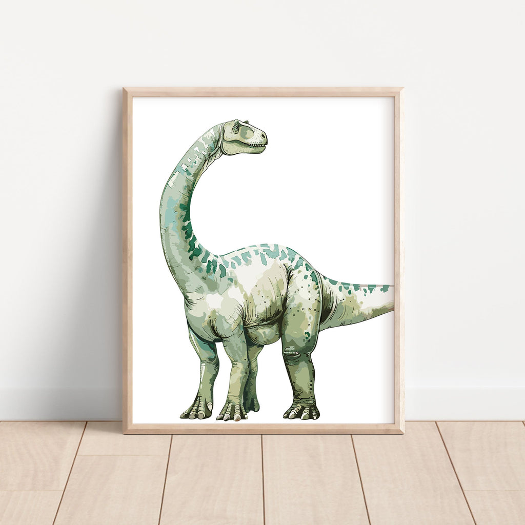 Brachiosaurus – Dinosaur Nursery Wall Art