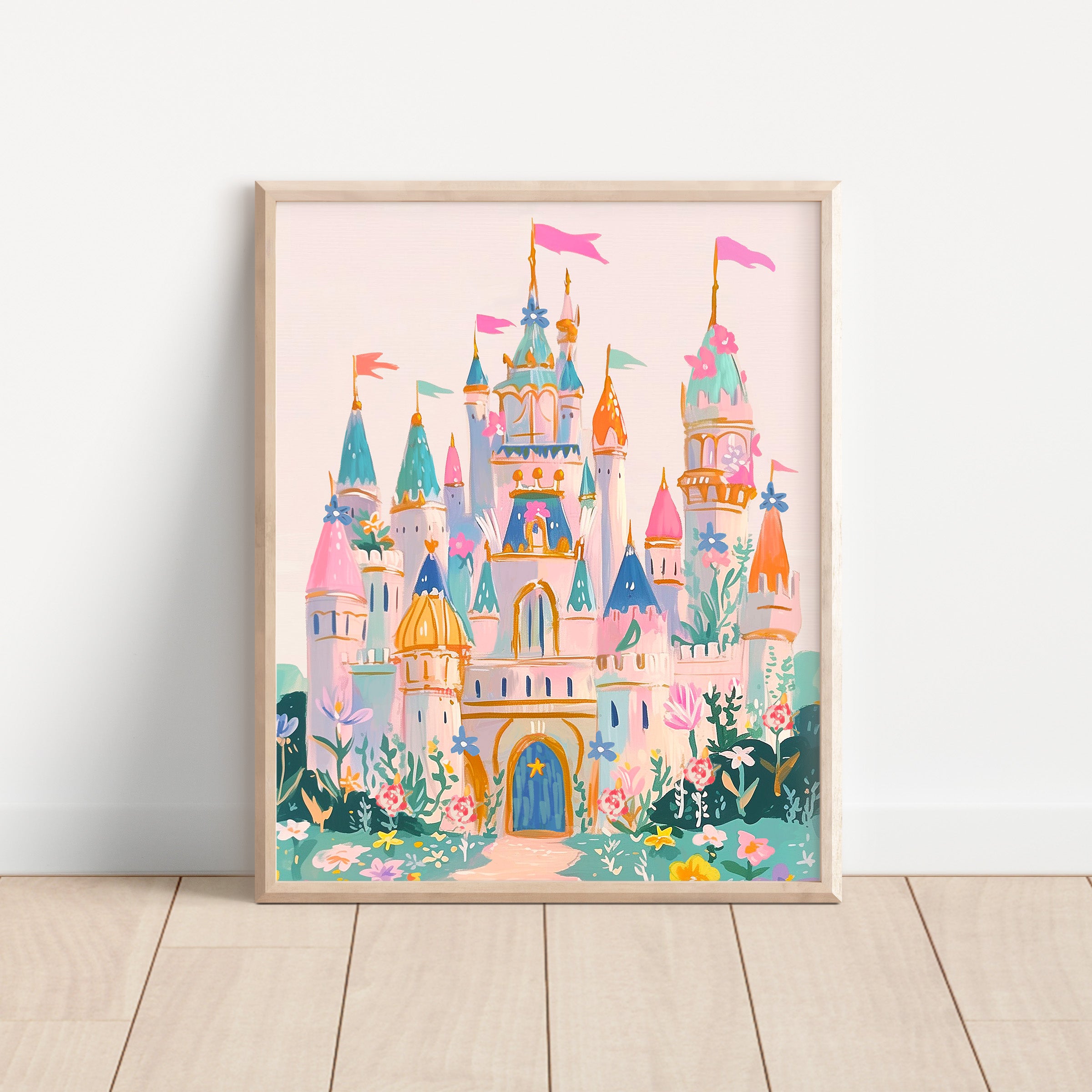 Castle Fairytale Princess Wall Art