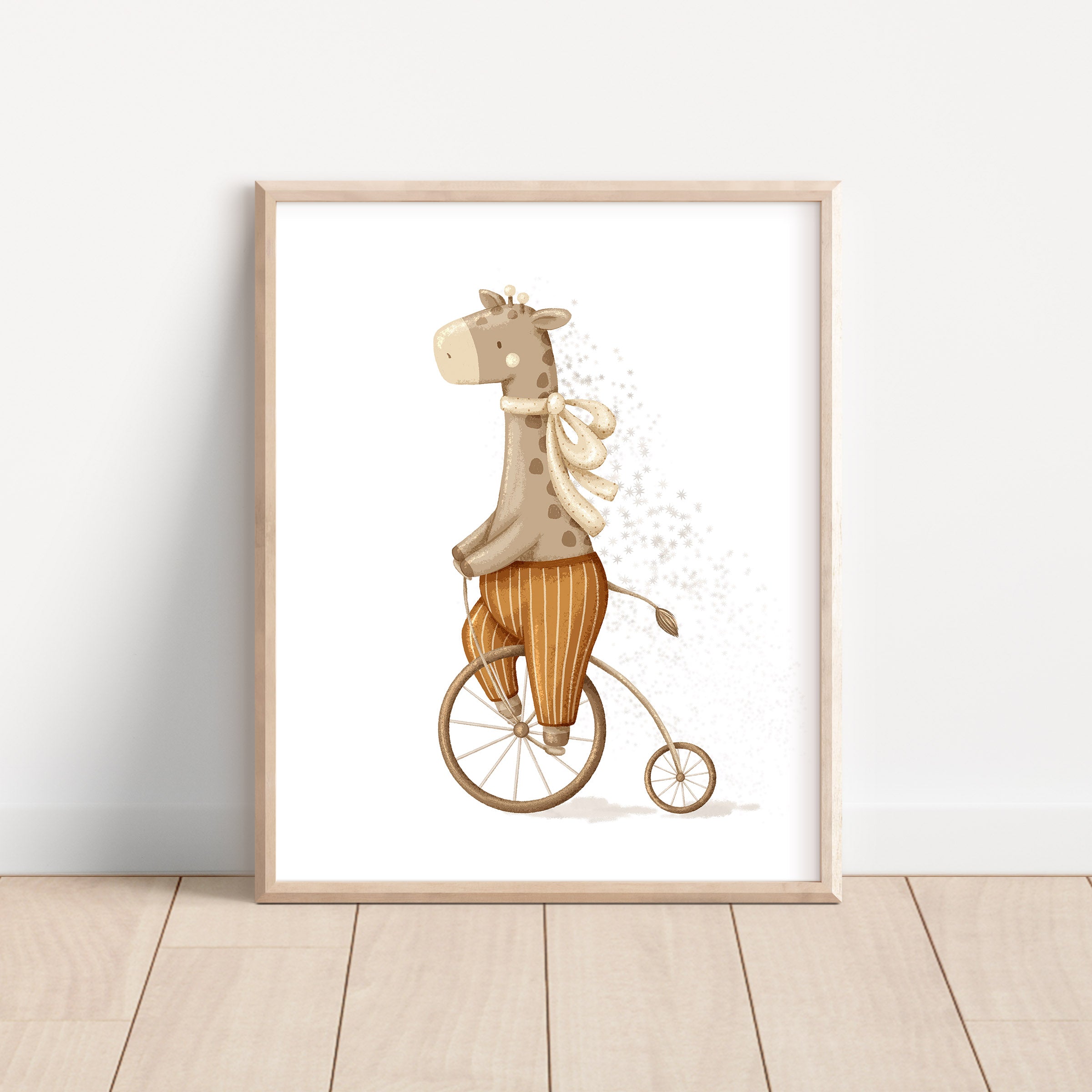 Circus Whimsical Animals Wall Art – Set of 6