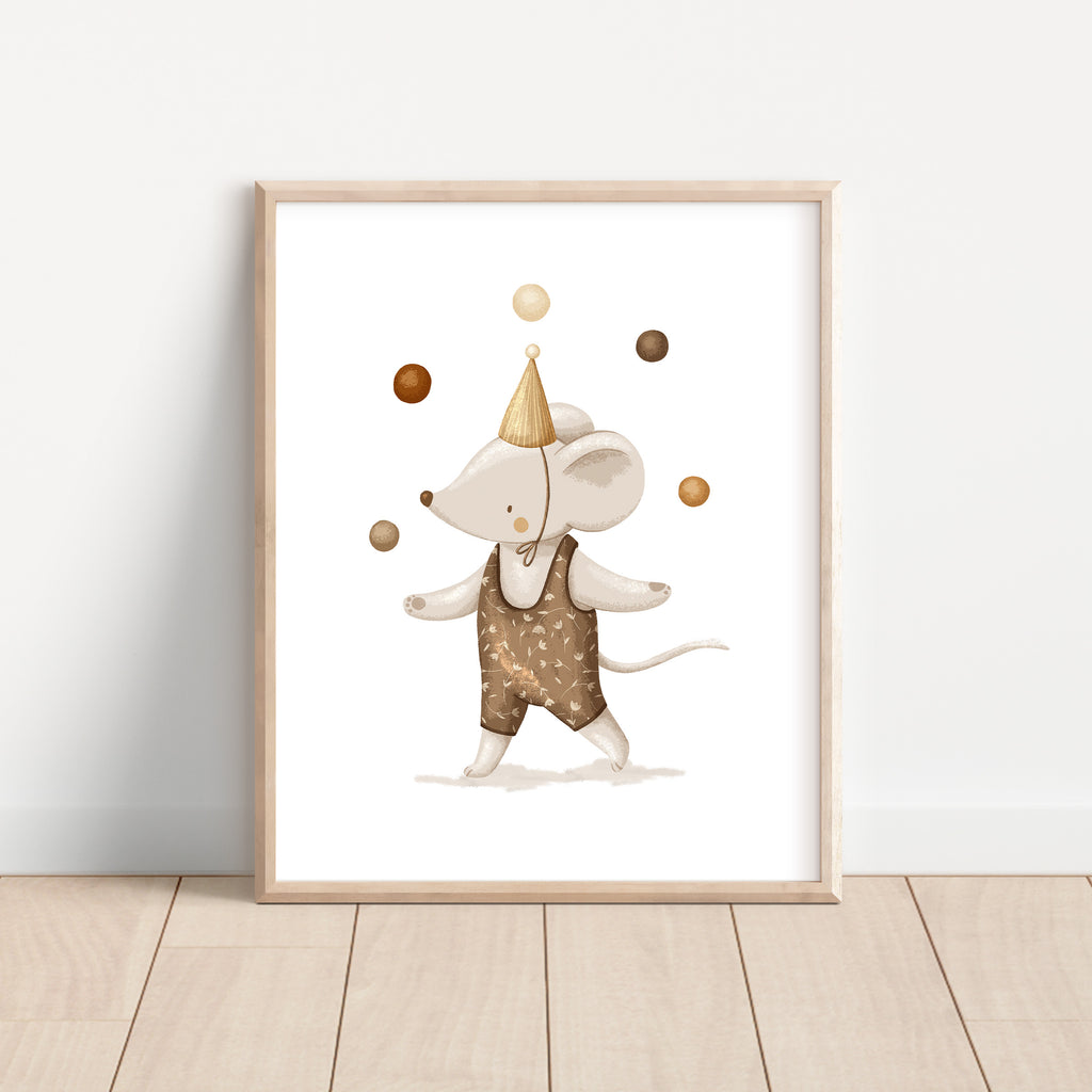 Circus Whimsical Animals Wall Art – Set of 6