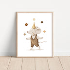 Circus Whimsical Animals Wall Art – Set of 6