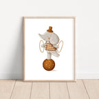 Circus Whimsical Animals Wall Art – Set of 6