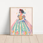 Fairytale Princess Wall Art Print (Unframed)