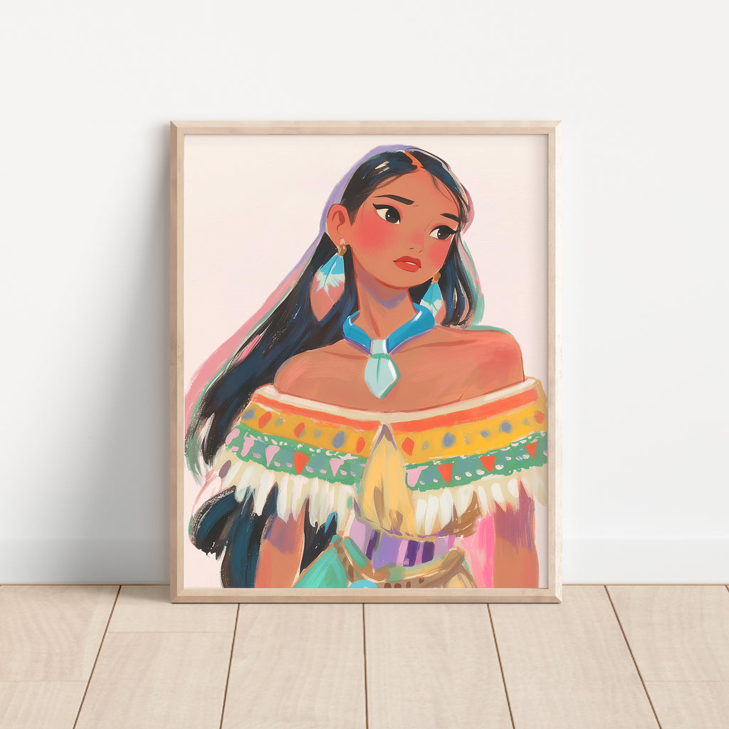 Fairytale Princess Wall Art Print (Unframed)