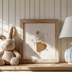 Mouse with Magic Wand – Whimsical Woodland Wall Art